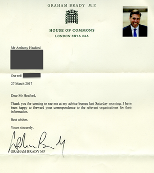 Brady al Qaeda receipt reply