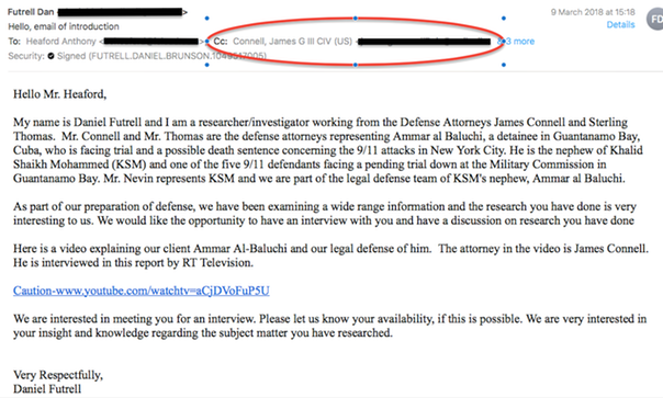 Futrell dan intro email